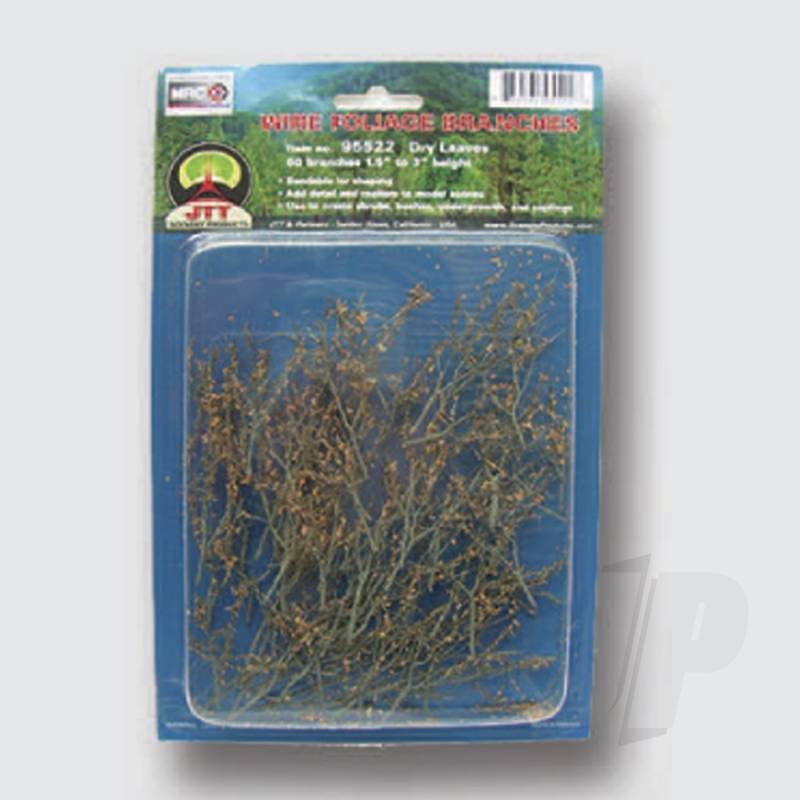 JTT 95522 Dry Leaves Branches 1.5 Inch to 3 Inch (60 per pack)