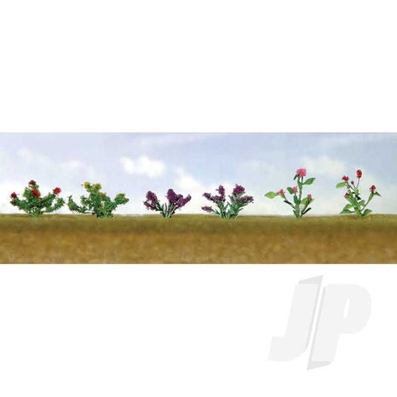 JTT 95557 Assorted Flower Plants 1 HO-Scale (12 per pack)