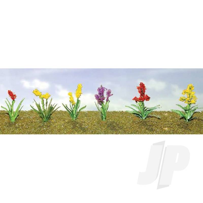 JTT 95559 Assorted Flower Plants 2 HO-Scale (12 per pack)