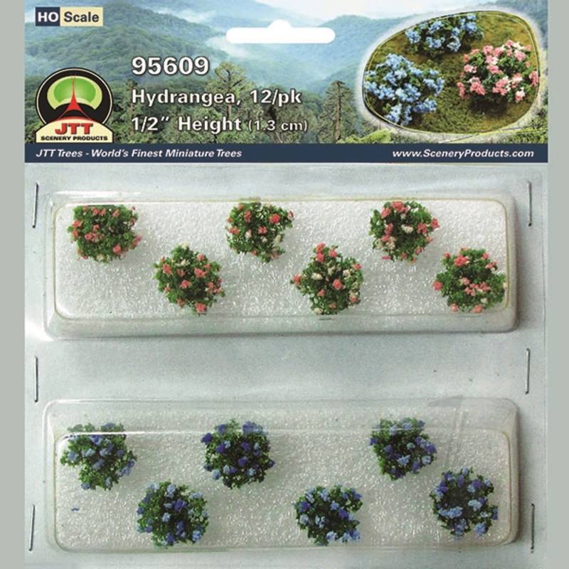 JTT 95609 Hydrangea HO-Scale (12 per pack)