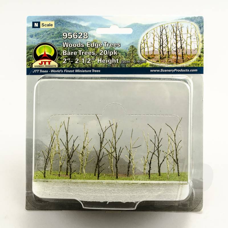 JTT 95628 Woods Edge Trees Bare Green N-Scale (20 per pack)