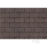 JTT 97440 Asphalt Shingle 1/100 HO-Scale (2 per pack)