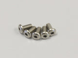 Kyosho HEX BUTTON SCREWS 2.6X6MM (5) TITANIUM