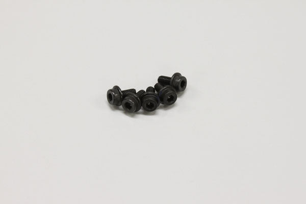 Kyosho METALLIC FLANGED CAP SCREW 4X8MM (5)