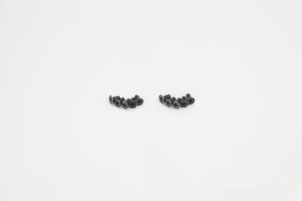 Kyosho FLAT HEAD 2.6X8MM METALLIC SCREWS (10)