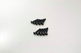 Kyosho FLAT HEAD 3X16MM METALLIC SCREWS (10)