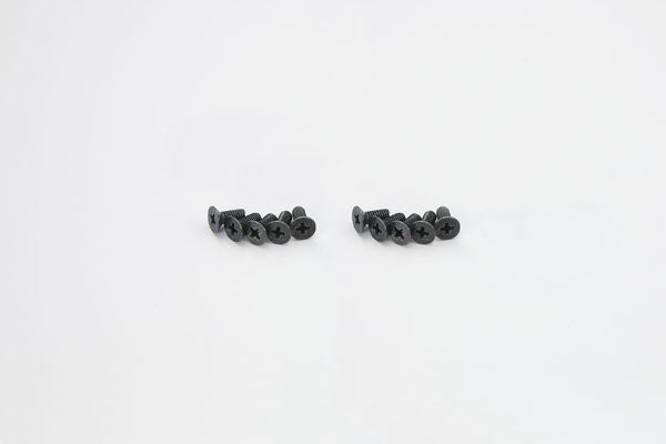 Kyosho FLAT HEAD 4X12MM METALLIC SCREWS (10)