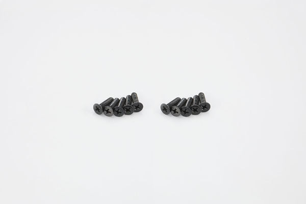 Kyosho FLAT HEAD 4X15MM METALLIC SCREWS (10)