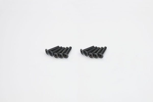 Kyosho FLAT HEAD 4X20MM METALLIC SCREWS (10)