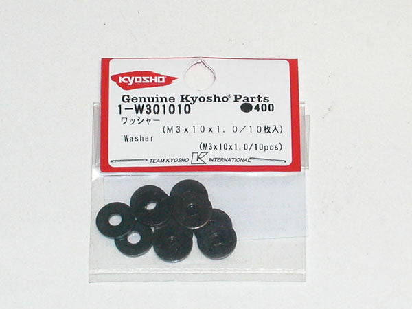 Kyosho WASHERS 3X10X1.0MM (10)