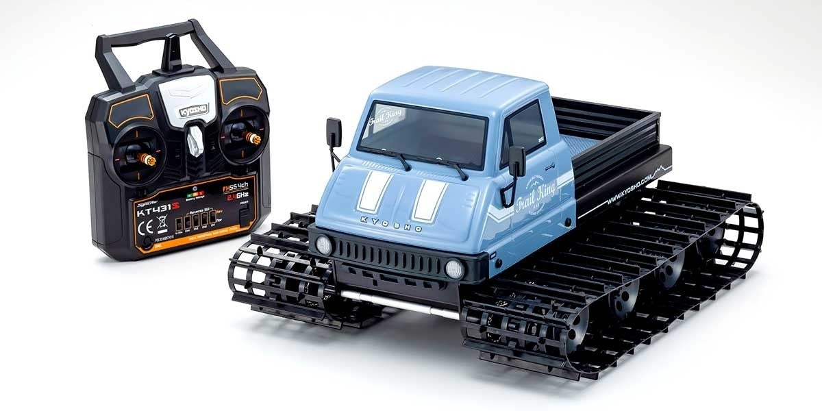 Kyosho Trail King 1:12 Readyset EP Belt Vehicle (KT431S) - T2 Blue