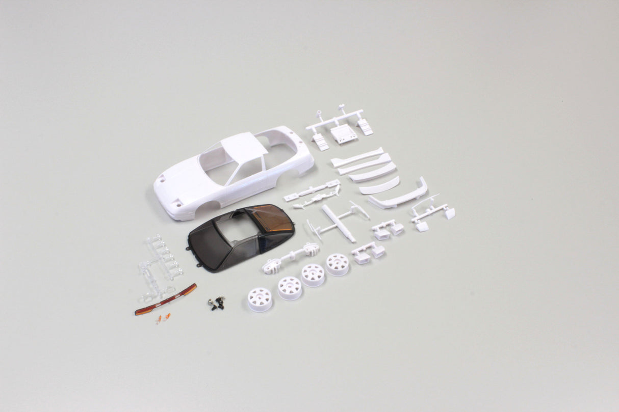 Kyosho BODY SHELL - NISSAN 180SX MINI-Z + RIMS (WHITE BODY)