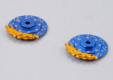 KILLERBODY CALIPER BRAKE DISC 1/10 CNC BLUE/GOLD (2PC)