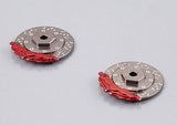 KILLERBODY CALIPER BRAKE DISC 1/10 CNC GREY/RED (2PC)