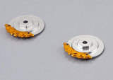 KILLERBODY CALIPER BRAKE DISC 1/10 CNC SILVER/GOLD (2PC)