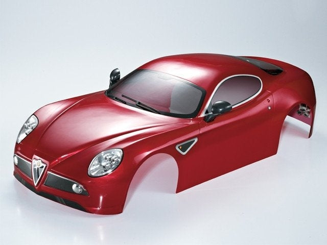 KILLERBODY ALFA ROMEO 8C 1/7 F INISHED BODY DARK METALLIC RED