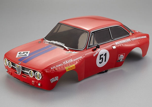 KILLERBODY ALFA ROMEO 2000 GTAM 190MM FINISHED BODY RED