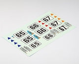 KILLERBODY DECAL SHEET LANCIA BETA MONTECARLO (NUM/DRIVERS)