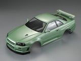 KILLERBODY NISSAN SKYLINE R34 195MM FINISHED BODY-GREEN