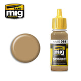 Ammo Mig Jimenez Acrylic 17ml Paint KHAKI BROWN