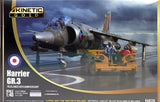 Kinetic 1/48 Harrier GR.3 Kit K48139 (Falklands 40th Anniversary) RN Tow Tractor Included