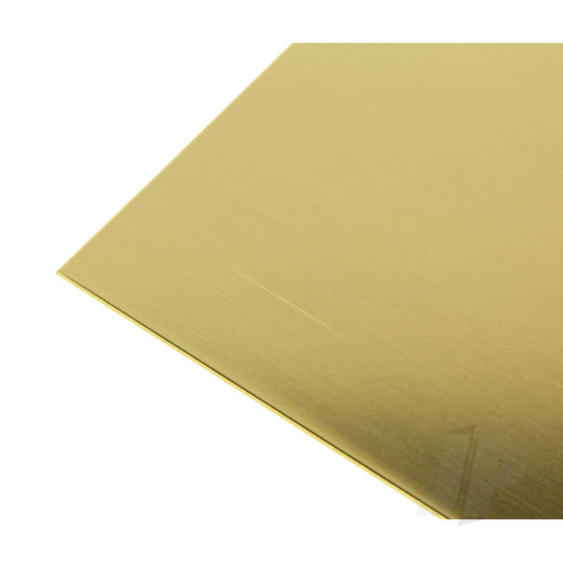 K&S .005 (35ga) 10x4in Brass Sheet W-KS0250