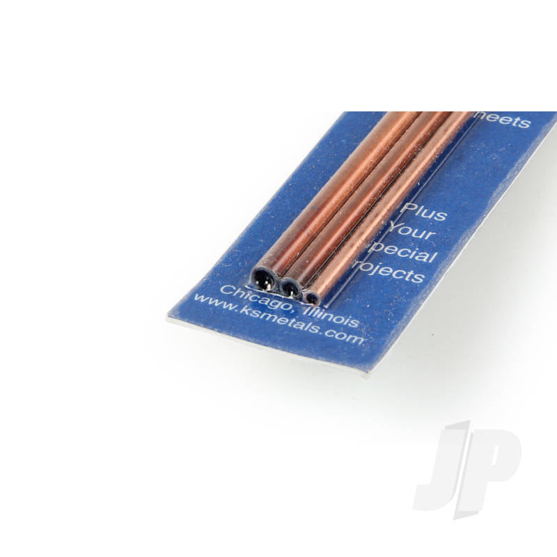 12in Bendable Copper Tube 3/32 5/32 1/8 (3pcs)