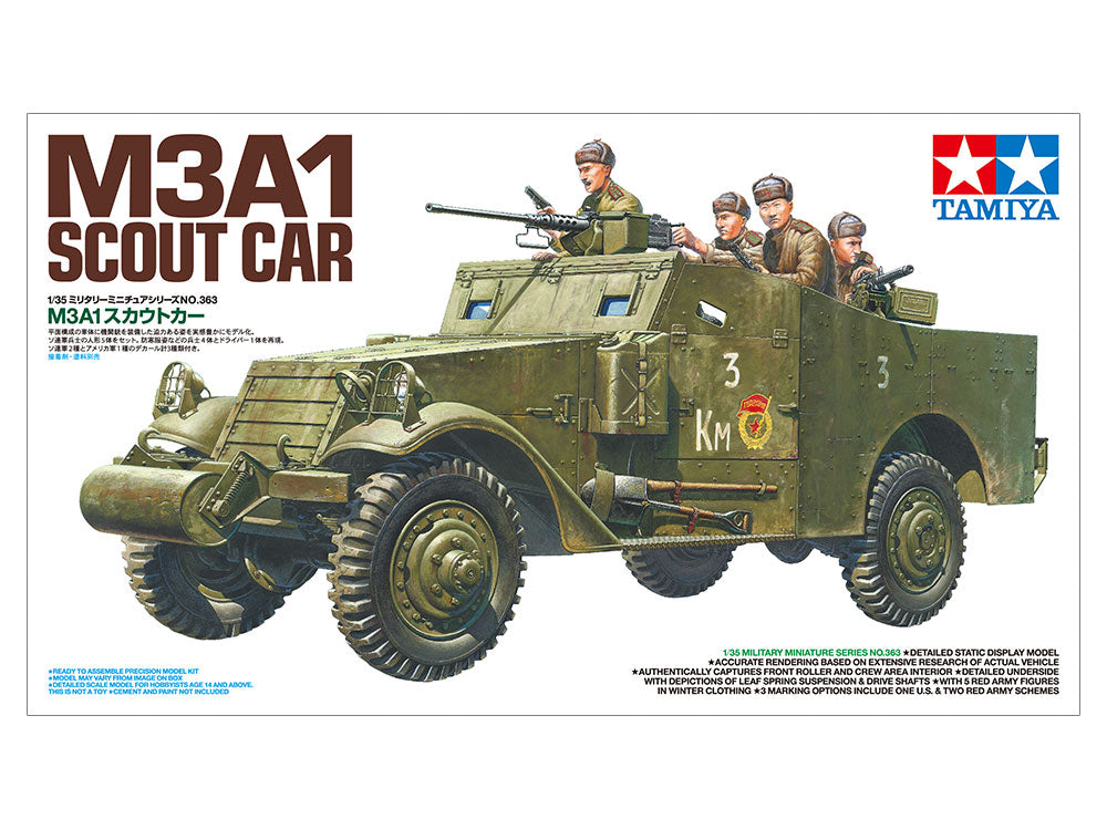 Tamiya 1/35 M3A1 Scout Car (Rusian/U.S.)