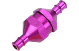 Dubro In-Line Fuel Filter Purple with plug