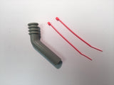 Silicone Exhaust Stub (35-90) 45 Deg