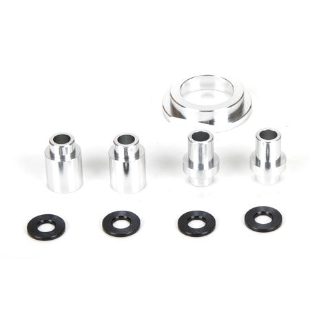 Engine Mount Spacer & Clutch Mount Aluminium Silver: MTXL