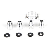 Engine Mount Spacer & Clutch Mount Aluminium Silver: MTXL