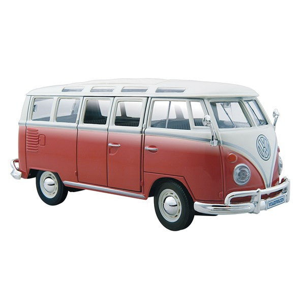 Maisto 1:25 Volkswagen Van Samba Kit - Red