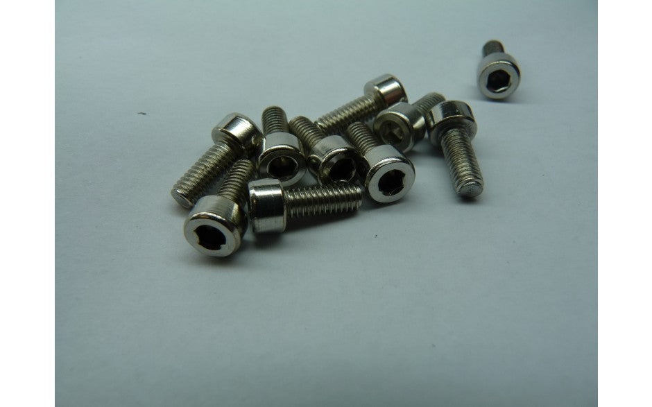 M3 x 5mm pk 10 Allen/Socket Cap Screw Stainless Steel A2 (304) (Din912)