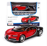 1:24 Bugatti Chiron Diecast Metal (38 Parts)