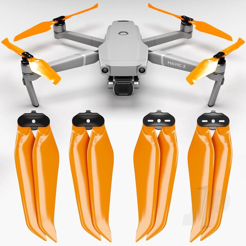 DJI Mavic 2 STEALTH Upgrade Propellers Orange (8.9x4.9 F) (4 pcs)