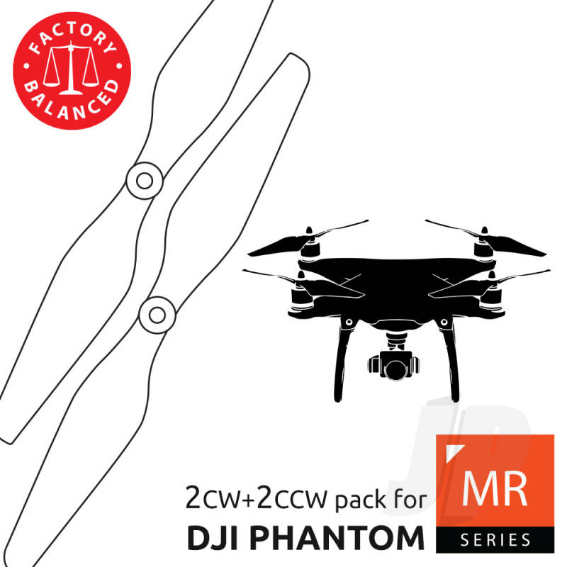 9.4x5 MR-PH Propeller Set 4x W DJI Phantom4