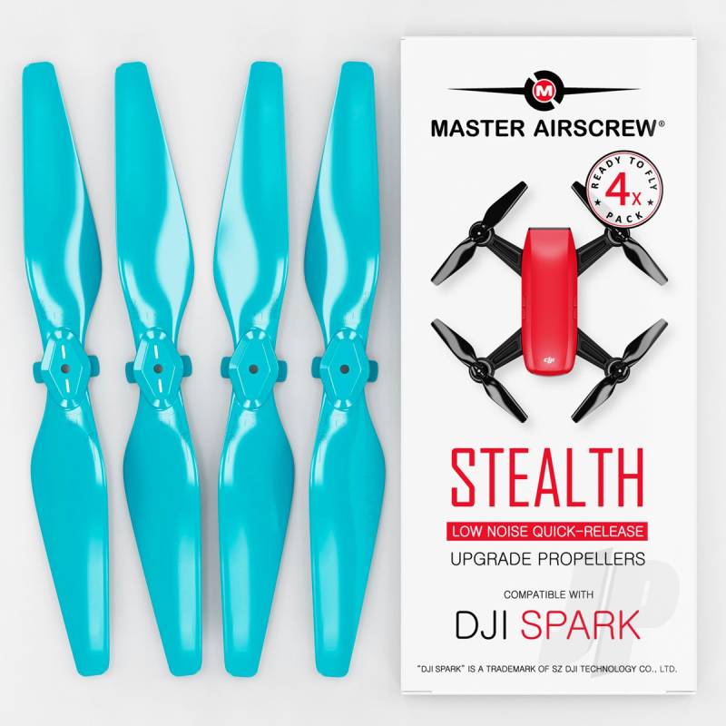 4.7x2.9 DJI Spark STEALTH Upgrade Propeller Set 4x Blue