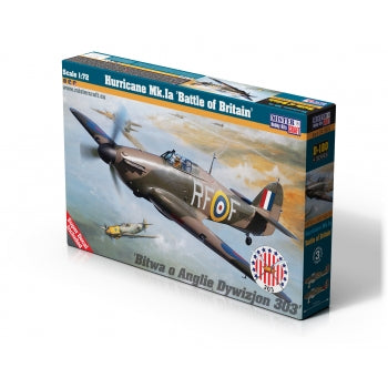 MisterCraft 1:72 Scale Hurricane Mk.1a Battle of Britain KIT MCD180