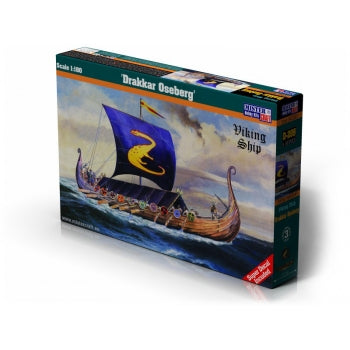 Plastic Kit MisterCraft 1:72 Scale Drakkar Oseberg Viking Ship MCD209