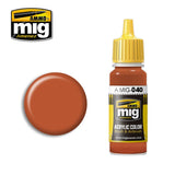 Ammo Mig Jimenez Acrylic 17ml Paint MEDIUM RUST