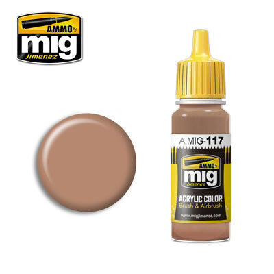 Ammo Mig Jimenez Acrylic 17ml Paint F-550 Warm Skin Tone