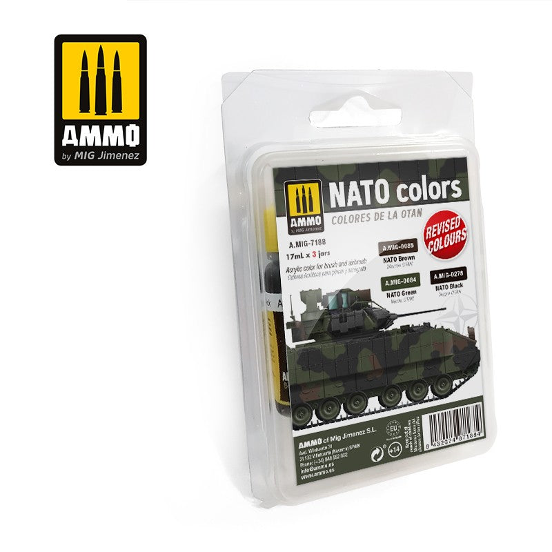 MIG7188 AMMO NATO COLOURS SET