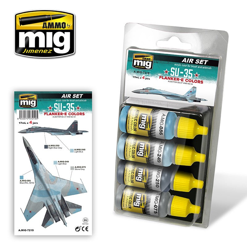 Ammo SU-35 FLANKER E COLOURS MIG7219