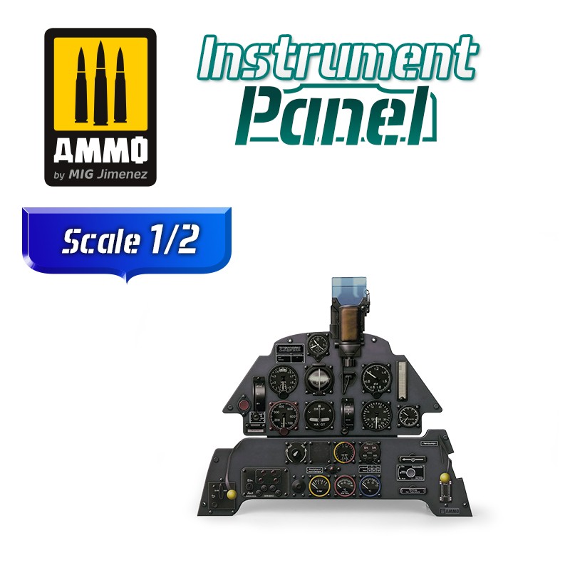 Ammo Messerschmitt Bf 109E-3 - Instrument Panel 1/2 Scale MIG8281