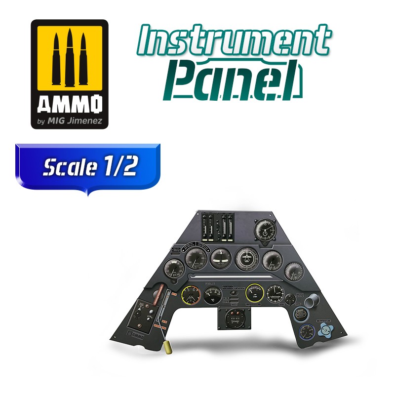 Ammo Focke Wulf FW 190 A-3 - Instrument Panel 1/2 Scale MIG8283