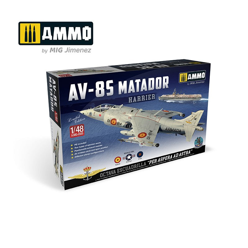 Ammo 1/48 Harrier AV-8S Matador (Kinetic Harrier GR1/GR3) Limited Edition MIG8505