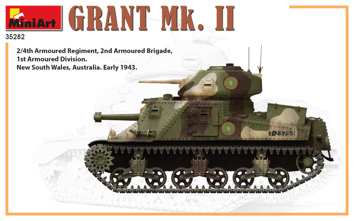 Miniart 1/35 British Grant Mk II Tank 35382