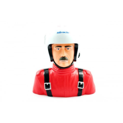 MIRACLE HELMET 1/4TH PILOT - Red (H120xL120xW70mm)