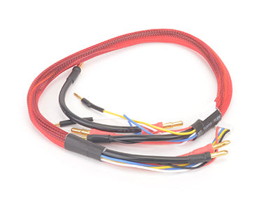 Monkey King RC Charge Leads 2 x 2S - Red